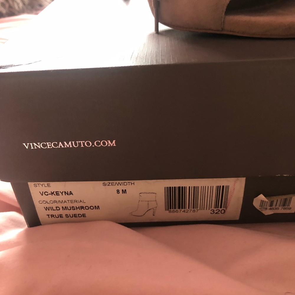 Vince Camuto Open Toe Booties With Box - image 5